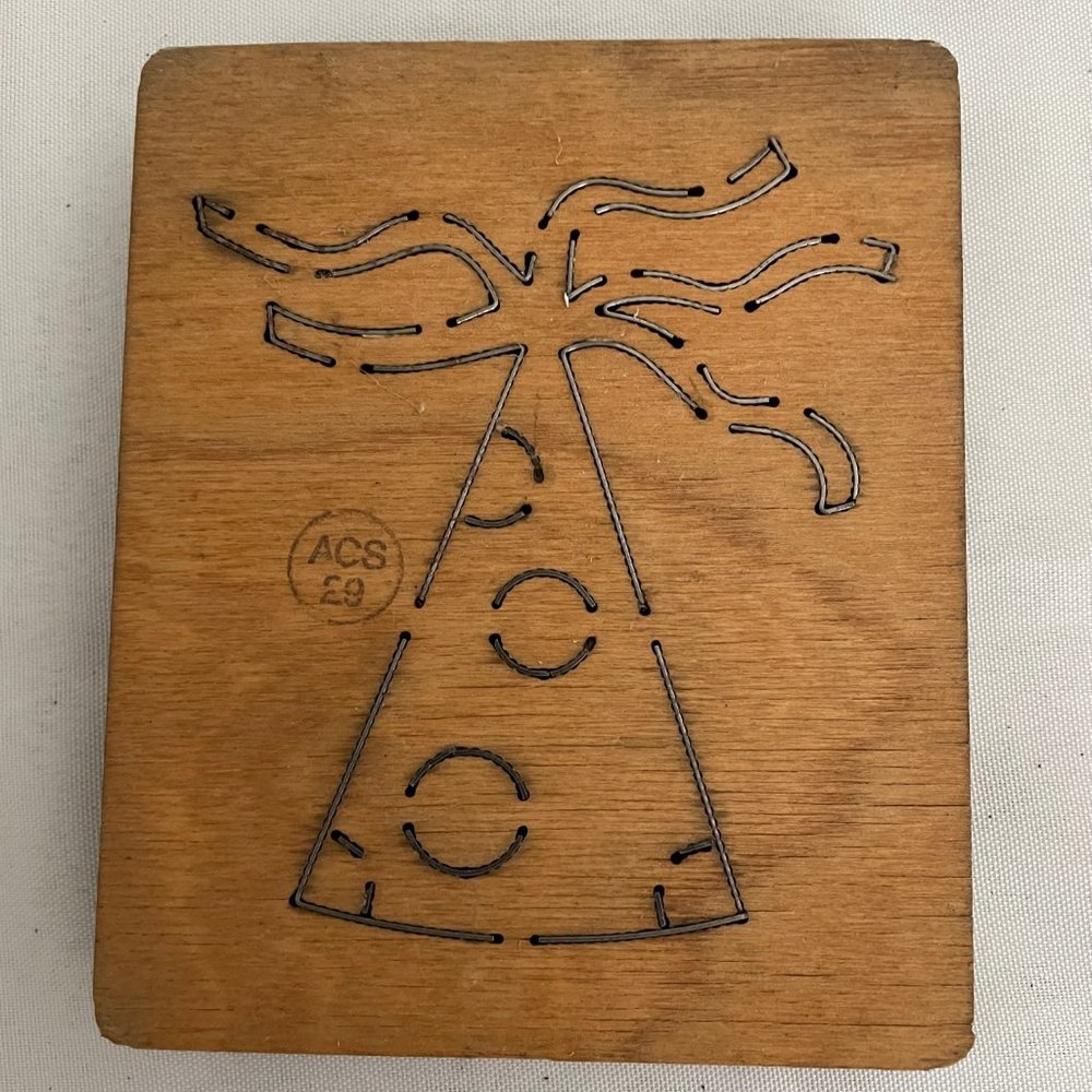 AccuCut Party Hat #1 Die #P1176L Vintage, Large Party Hat Die